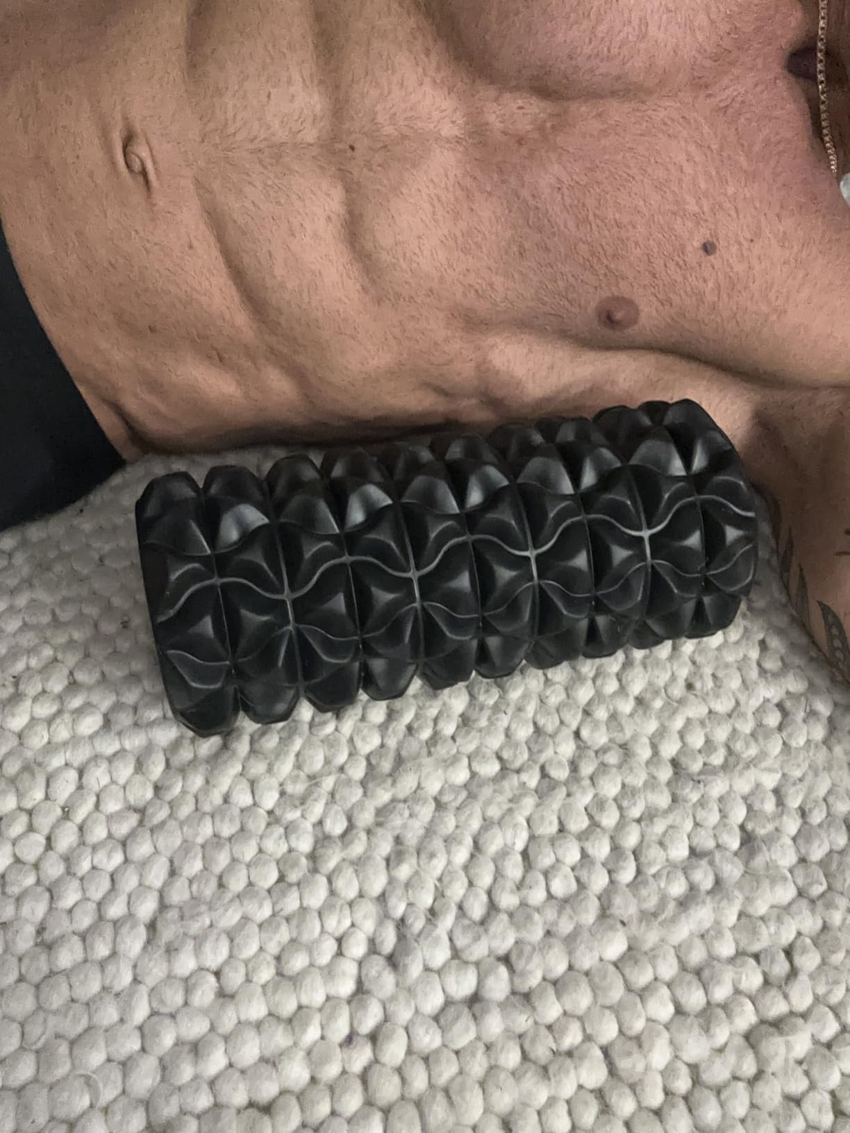 Vibrating Foam Roller, High Density Massage Roller for Back Pain Relief & Muscle Recovery and Physical Therapy, 5-Speed Rechargeable Exercise Roller, 2 Modes customer photo 1