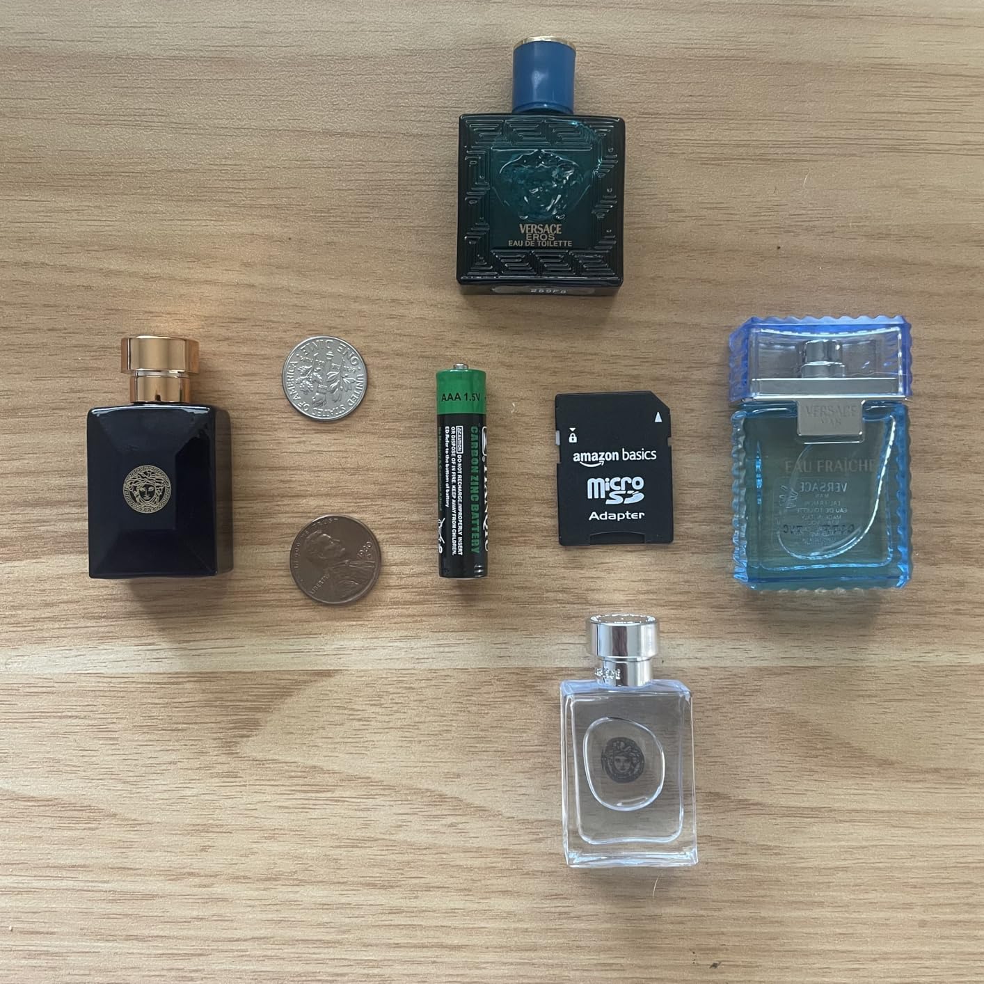 Versace Cologne for Men Set of 4 Mini Eros, Pour Homme, Dylan Blue, Eau Fraiche Perfume for Men Fragrance Sampler Set - Designer Mens Cologne Samples (4 Count, 0.17 oz) customer photo 1
