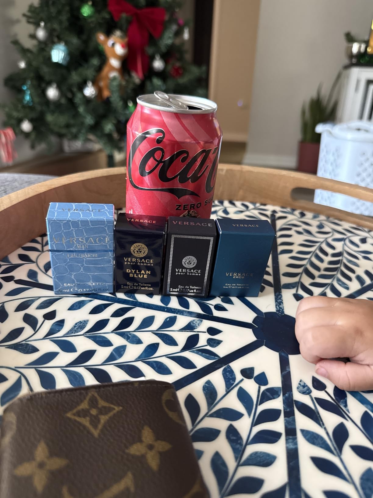 Versace Cologne for Men Set of 4 Mini Eros, Pour Homme, Dylan Blue, Eau Fraiche Perfume for Men Fragrance Sampler Set - Designer Mens Cologne Samples (4 Count, 0.17 oz) customer photo 2