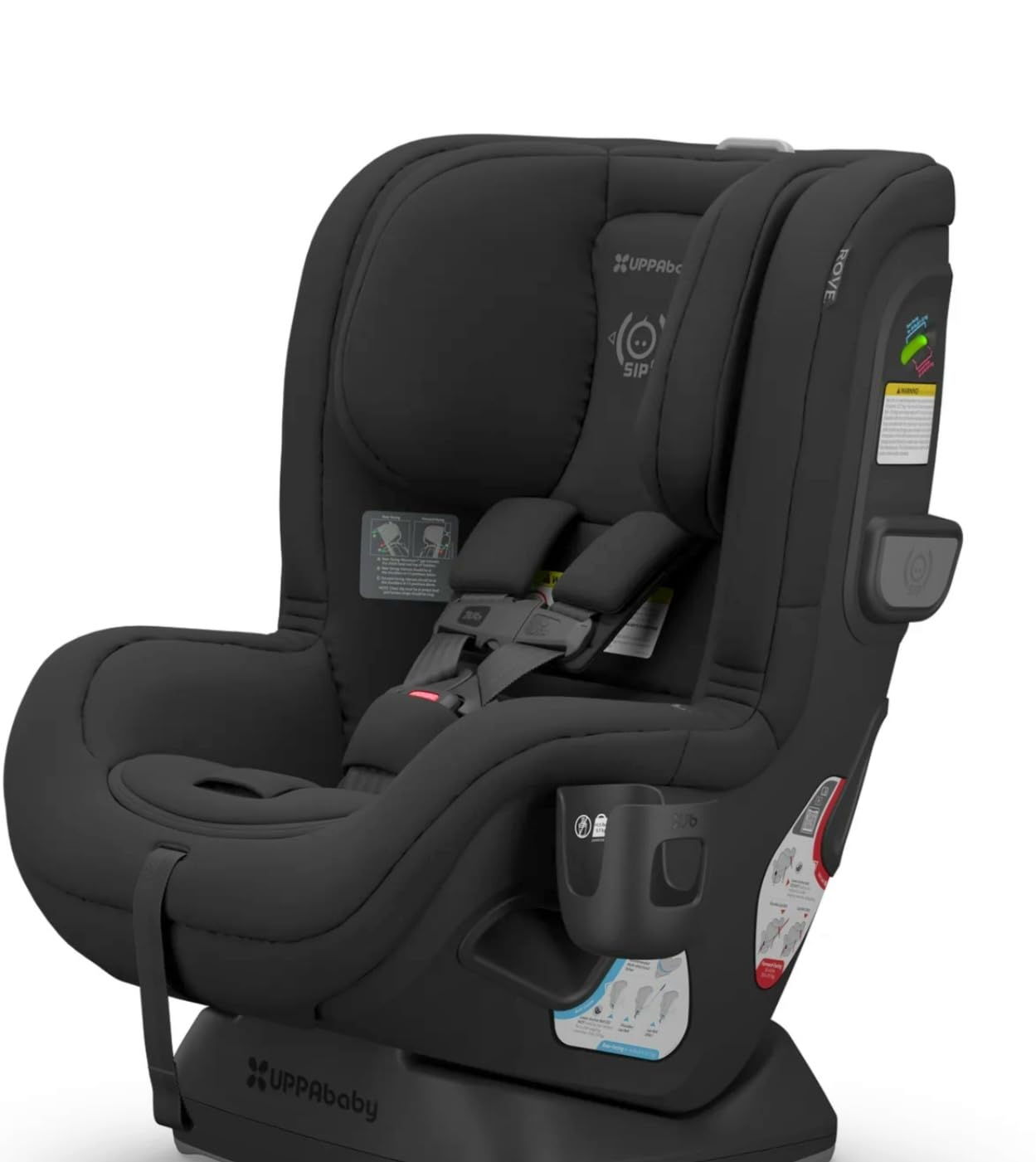 UPPAbaby Rove Convertible Car Seat - 2-in-1 Rear + Forward Facing - Quick + Secure 3-Step Install - Intuitive Safety Technology + Comfort Features - Cup Holder Included - Jake (Black Mélange) customer photo 1