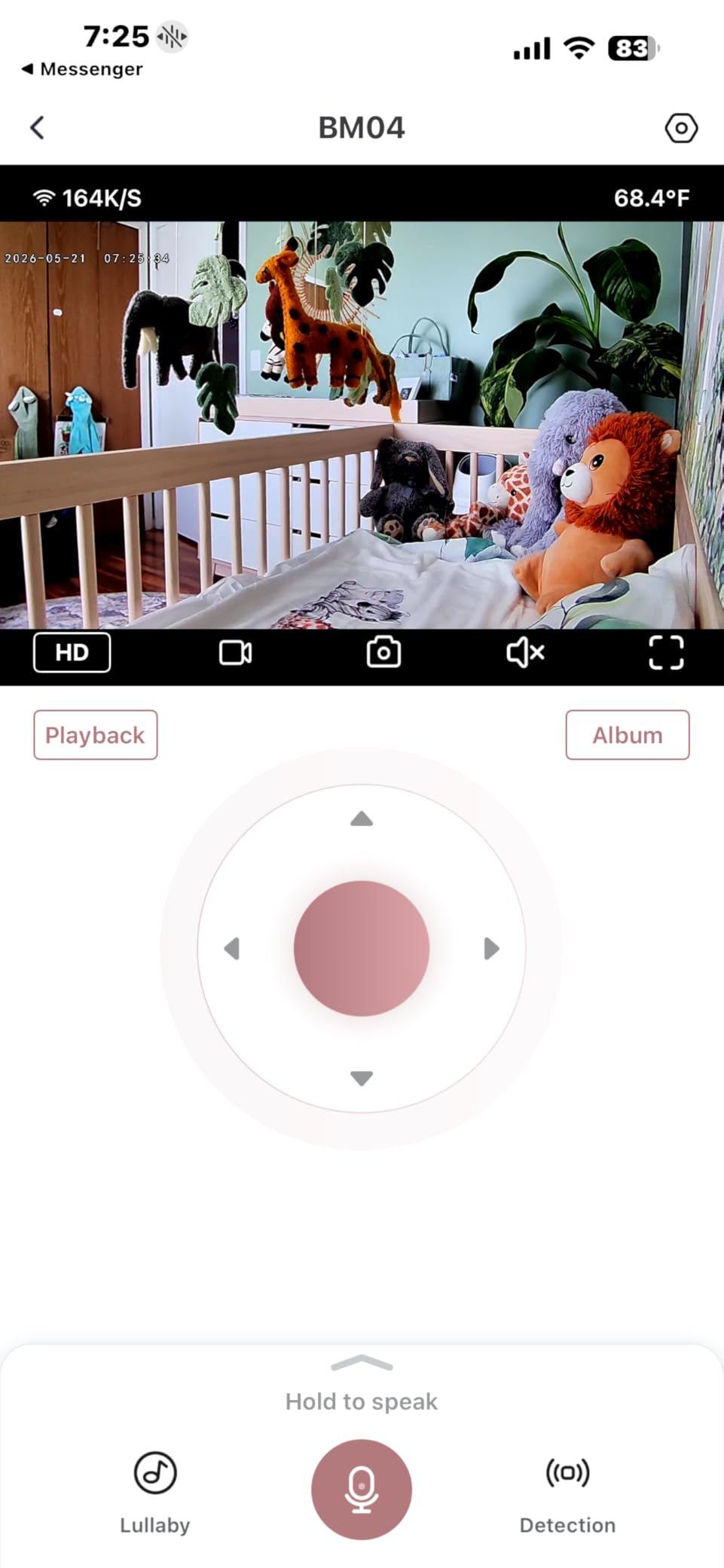 Momcozy Smart WiFi Baby Monitor BM04 with Camera and Audio, 5