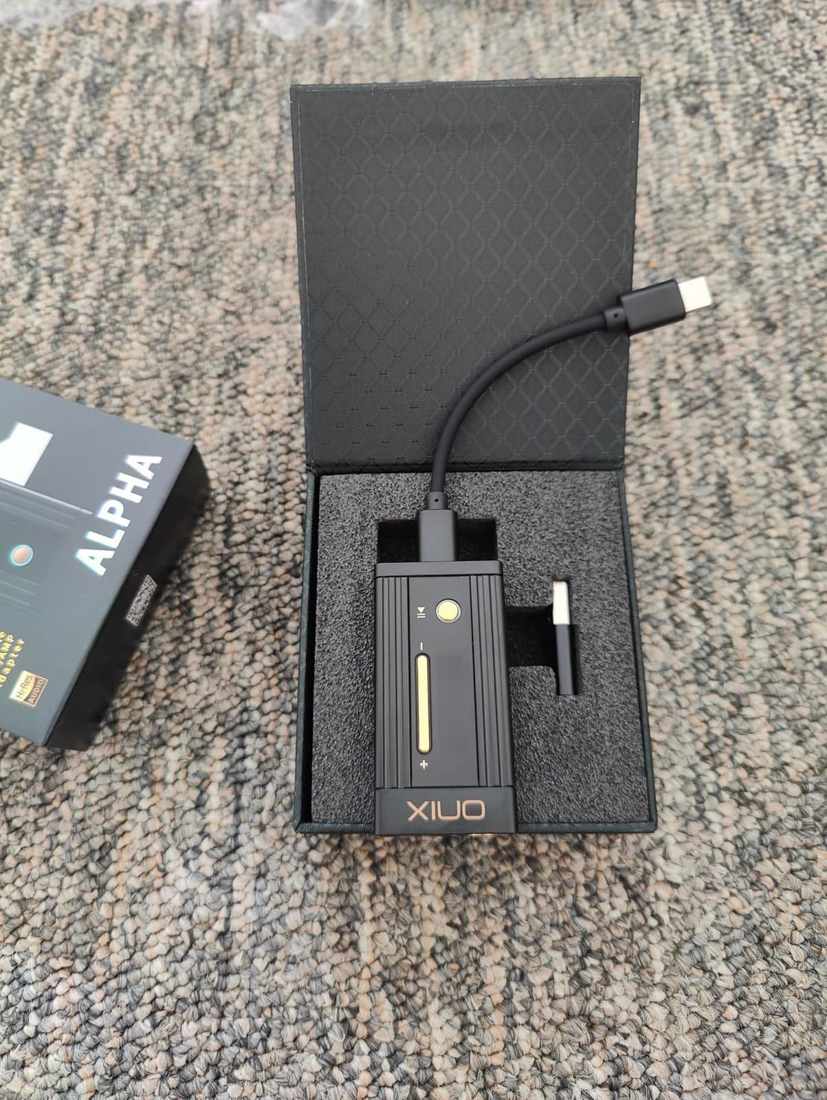 SHANLING Onix Alpha XI1 Portable DAC and Headphone Amplifier, 2* CS43198 2* SGM8262-2 Chips PCM768 DSD512 3.5mm+4.4mm Output Lossless Hi-Res Headphone Amplifier for iPhone Android PC Gaming customer photo 1