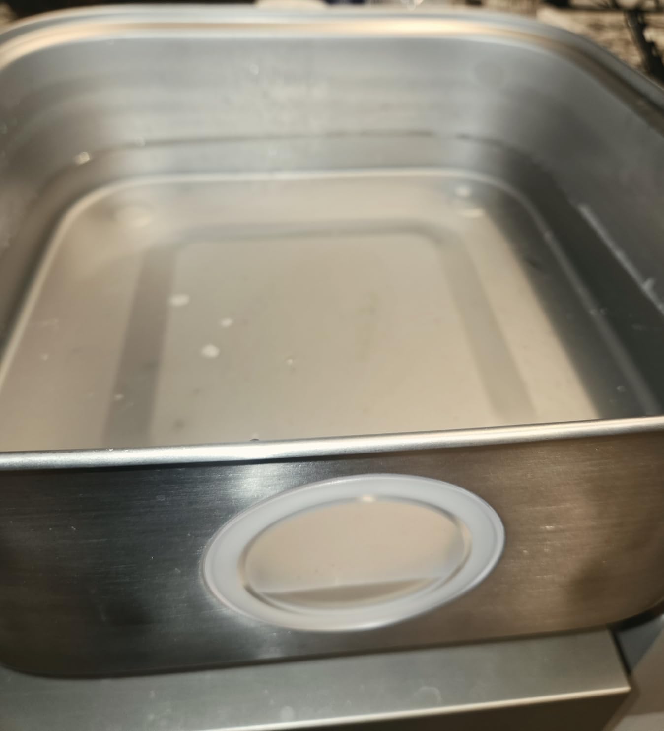 oneisall 10L/2.6Gal Dog Water Fountain for Large Dogs (with 1 Filter) | Deeper & Wider Drinking Area, Visualization Window & Triple Filtration, 304 Stainless Steel Dog Water Bowl Dispenser customer photo 1