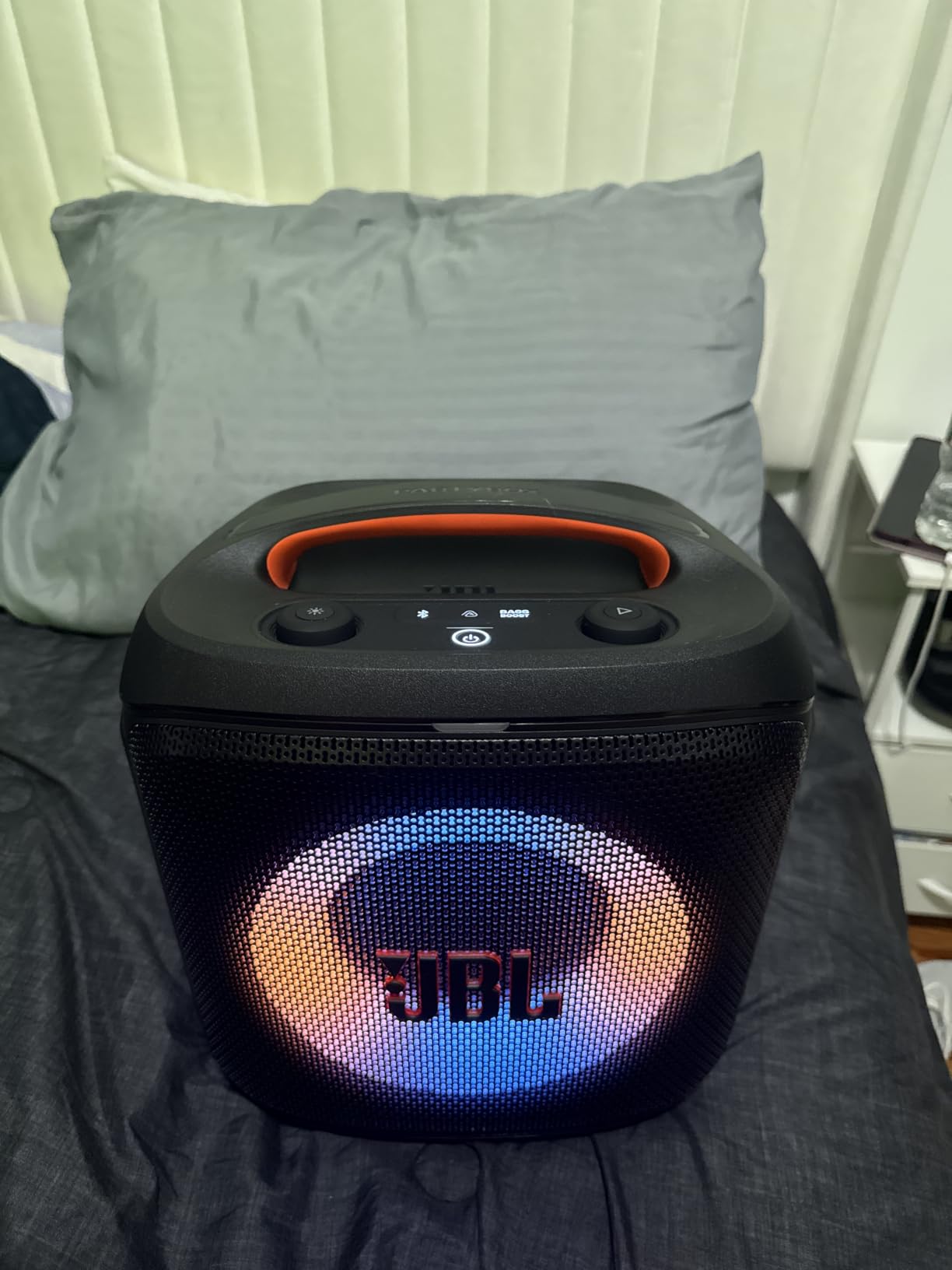 JBL PartyBox Encore Essential 2 Portable Speaker, AI Sound Boost - Black | Dynamic Lightshow, up to 15 Hour Battery, Mic And Guitar Inputs, Auracast Stereo Link, App Control, Splash Proof customer photo 2