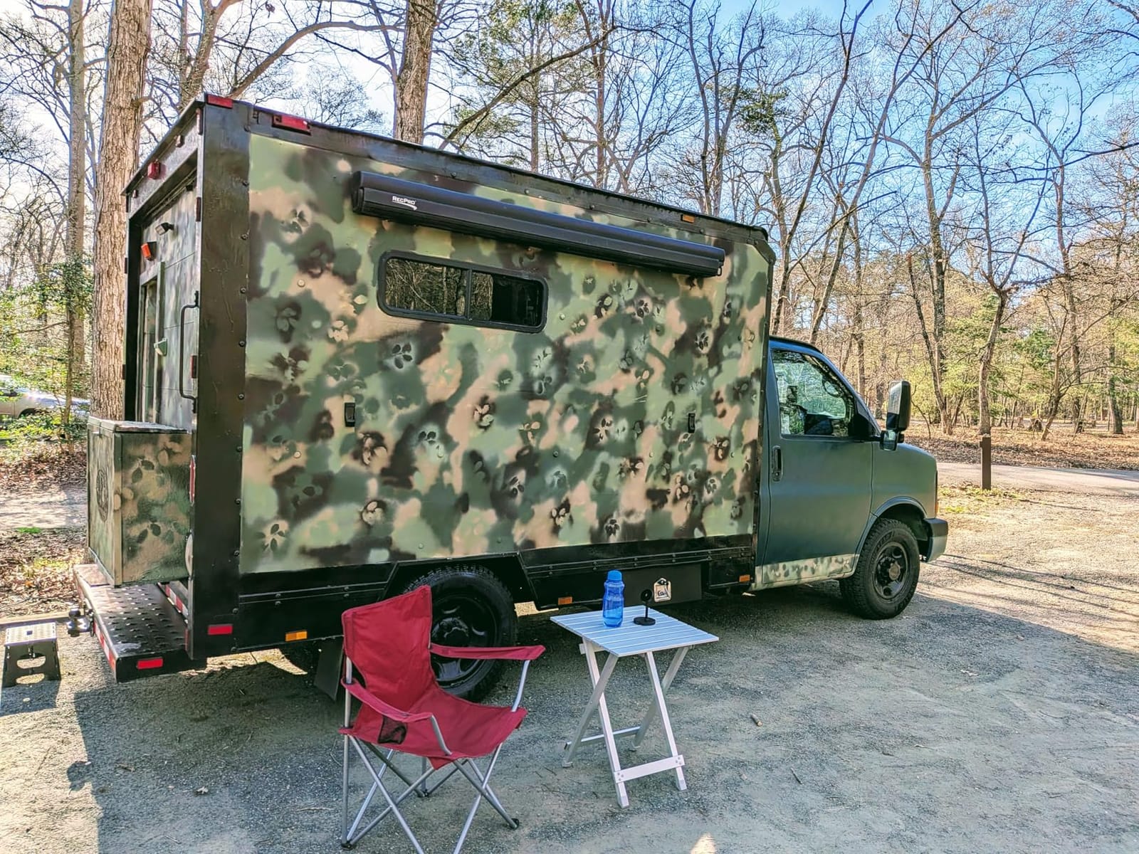 RecPro 7' Manual RV Cassette Awning | Retractable Hand Crank, PVC Vinyl Fabric, Fade and Stain Resistant, Lightweight Aluminum Frame customer photo 2