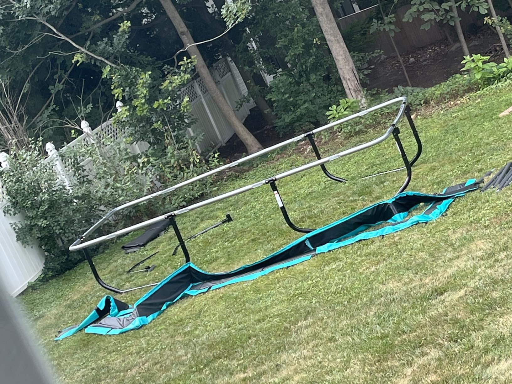 Skywalker Signature Series Trampoline with Enclosure | Black Powder-Coat Frame, Patented No-Gap Enclosure, XPE Safety Foam, Thicker Spring Pad, Storage Bag customer photo 2