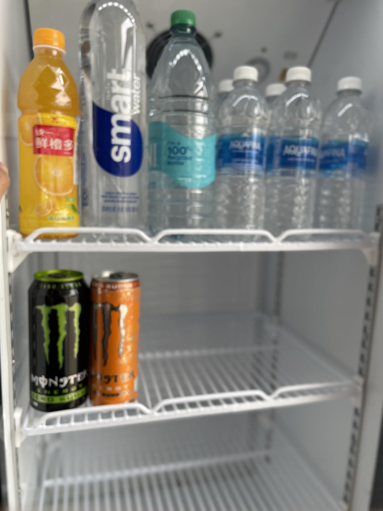 Beverage Cooler Commercial Refrigerator Glass Door Display Refrigerator with LED Light, Shelves, Display Commercial Beverage Refrigerator for Restaurant Cafe Bar Store (10 Cu.Ft.) customer photo 2