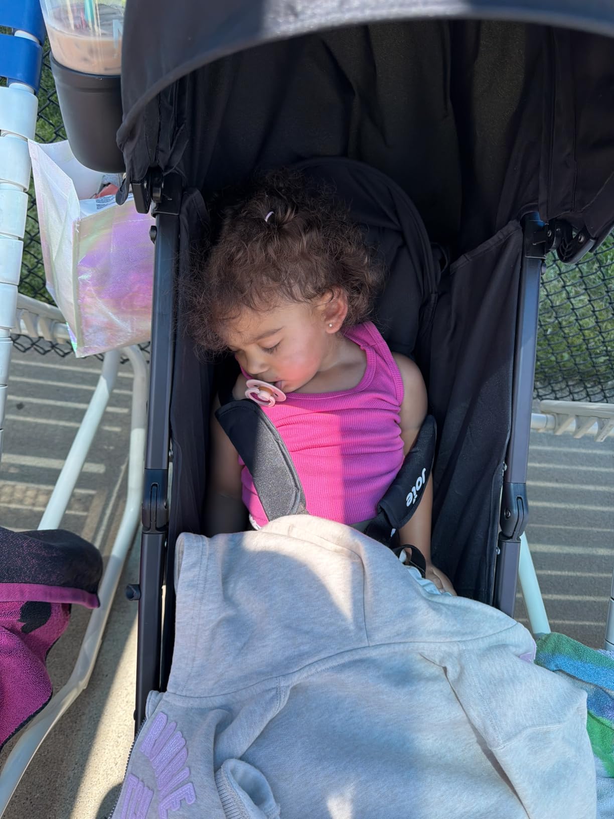 Joie Baby Tansy Umbrella Stroller, Lightweight, Compact, Reclining, Travel | Multi-Position Recline & Adjustable Footrest, Front-Wheel Suspension, Compact Umbrella Fold. For Toddlers. customer photo 2