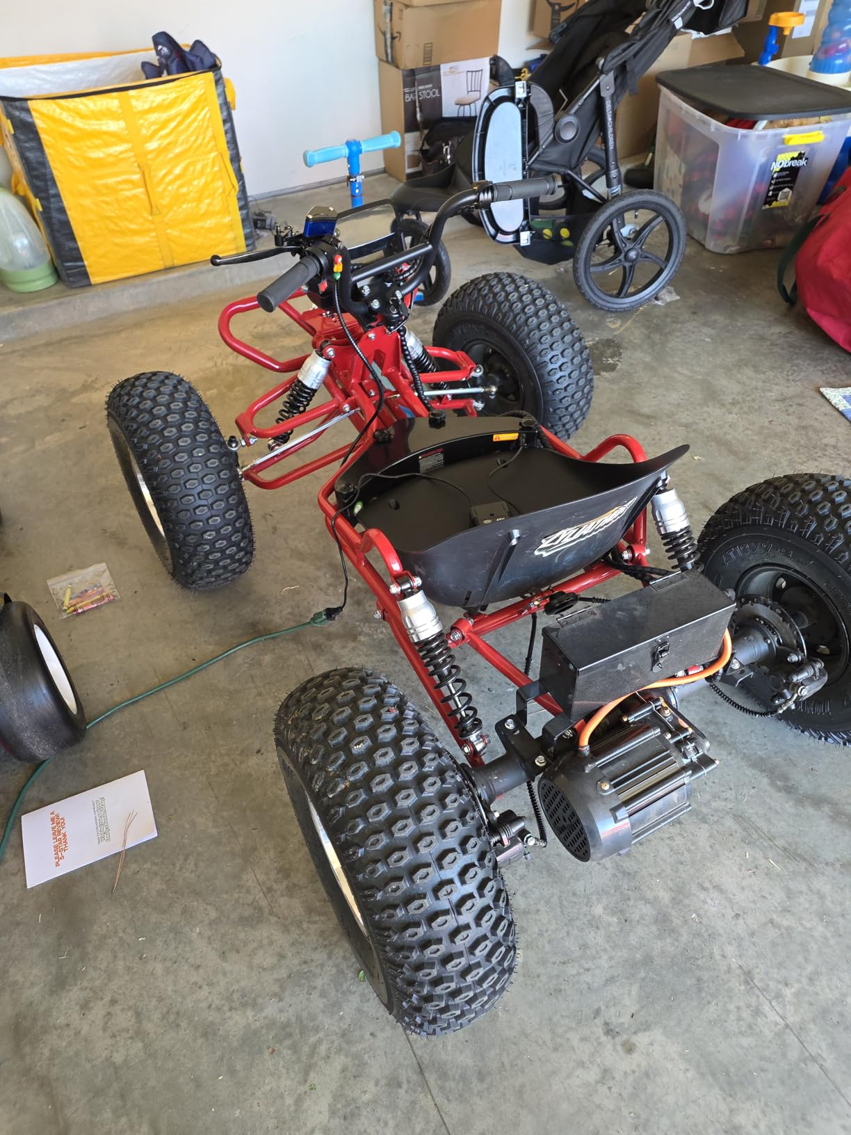 Zyliathor 48V Electric Go Kart for Adults & Teens, 20Ah Battery, 4000W Peak customer photo 1