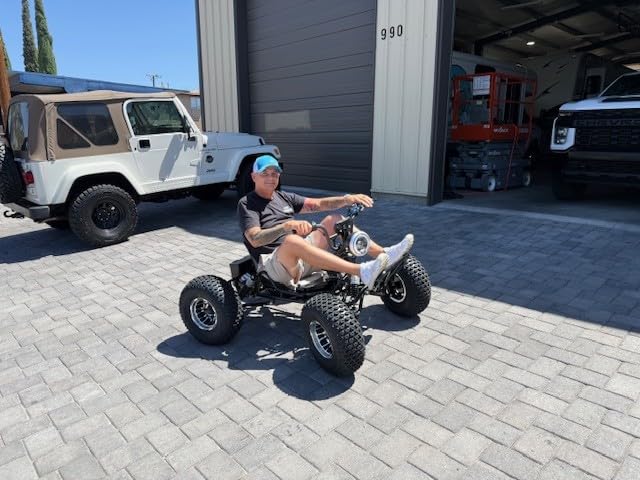 Zyliathor 48V Electric Go Kart for Adults & Teens, 20Ah Battery, 4000W Peak customer photo 2