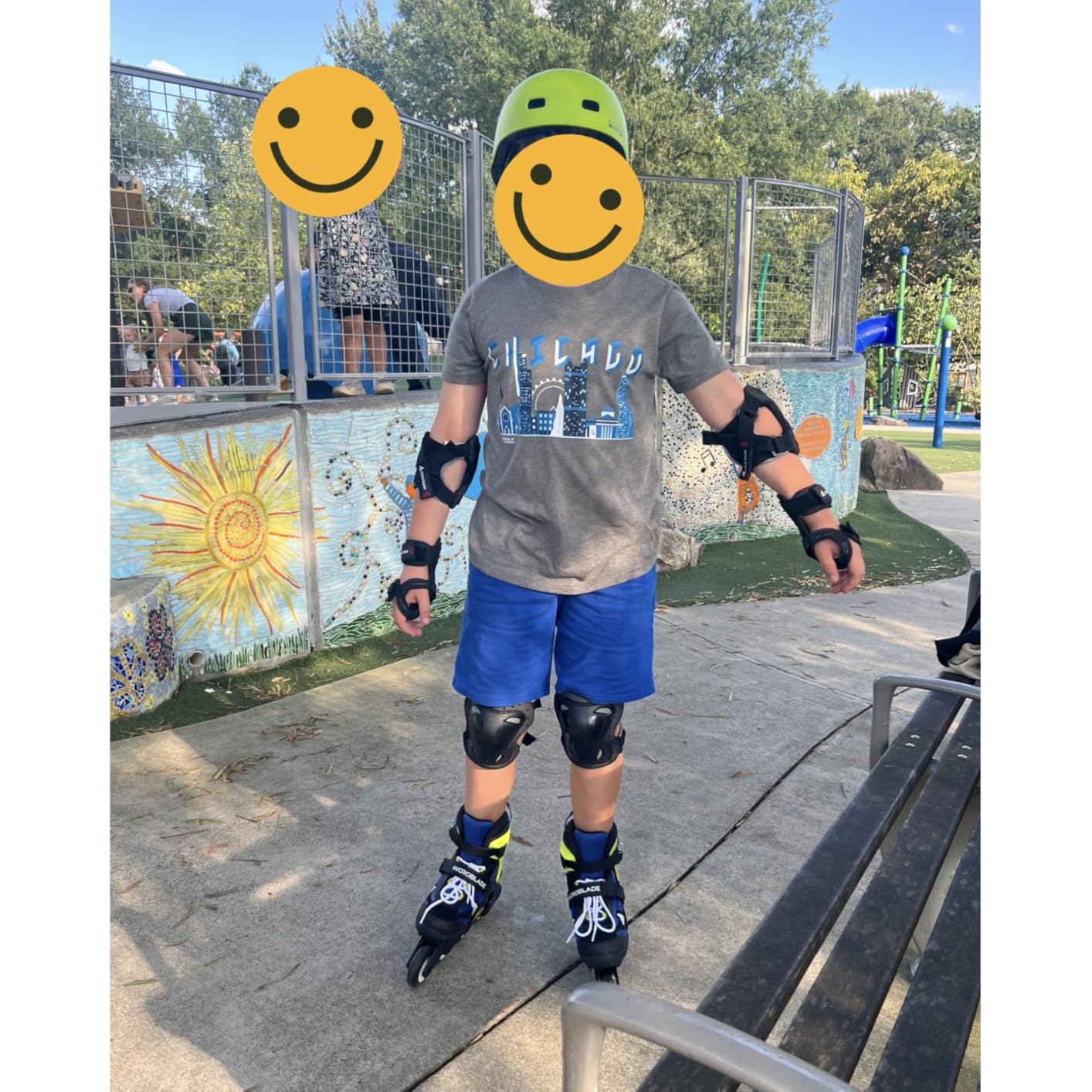 Rollerblade Microblade Kid's Adjustable Fitness Inline Skate, Junior, Youth Performance Inline Skates customer photo 2