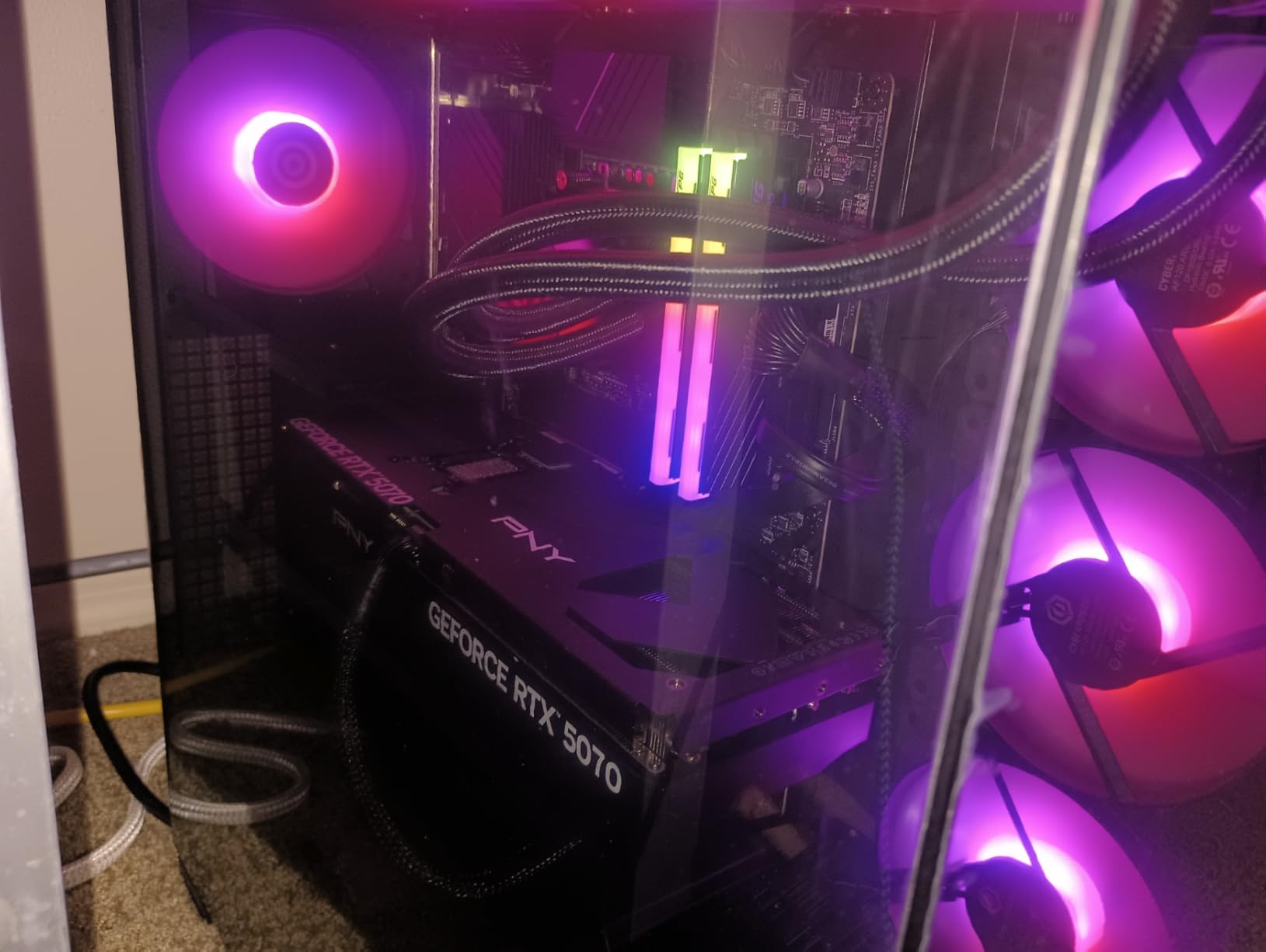 CyberPowerPC Gamer Xtreme VR Gaming PC, Intel Core i9-14900KF 3.2GHz, GeForce RTX 5070 12GB, 32GB DDR5, 2TB PCIe 4.0 SSD, WiFi Ready & Windows 11 Home (GXiVR8080A39) customer photo 2