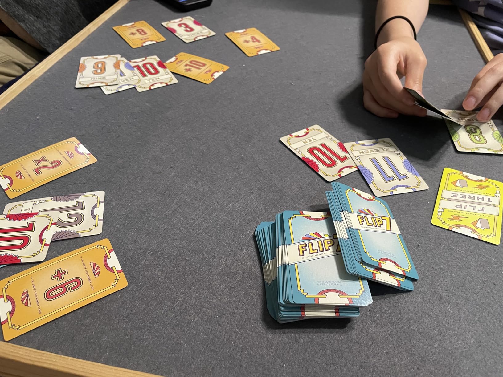 USAOPOLY Flip 7 Card Game, The Ultimate Blend of Press Your Luck Strategy | Fast-Paced Addictive Card Game, Quick to Learn & Easy to Teach, 3+ Players, Ages 8+ customer photo 1