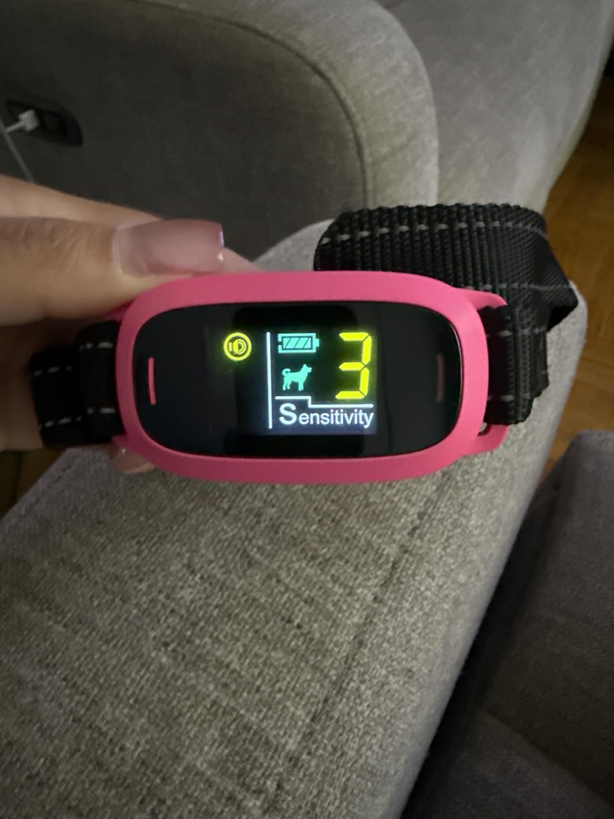 Bark Collar for Small Medium Large Dogs with 5 Training Modes, Black | AI Bark Recognition, Effective Anti Barking Device with 5 Sensitivity Levels, Rechargeable IP67 Waterproof Anti Bark Collar customer photo 2