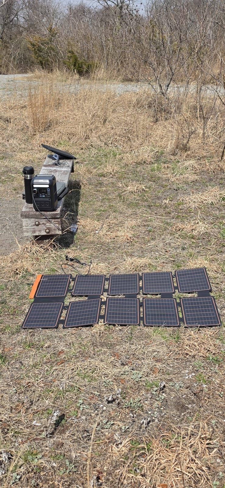 FlexSolar 100W Foldable Portable Solar Panel Charger IP67 Waterproof | with PD3.0 USB-C, QC3.0 USB-A & DC Ports; Emergency Power for Power Station, Phones, Power Banks Camping Outdoor Use customer photo 1
