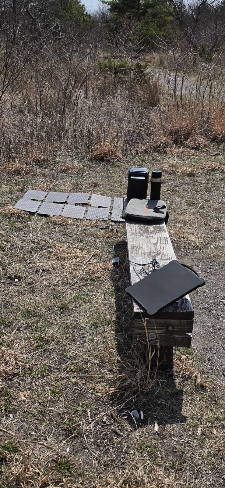 FlexSolar 100W Foldable Portable Solar Panel Charger IP67 Waterproof | with PD3.0 USB-C, QC3.0 USB-A & DC Ports; Emergency Power for Power Station, Phones, Power Banks Camping Outdoor Use customer photo 2