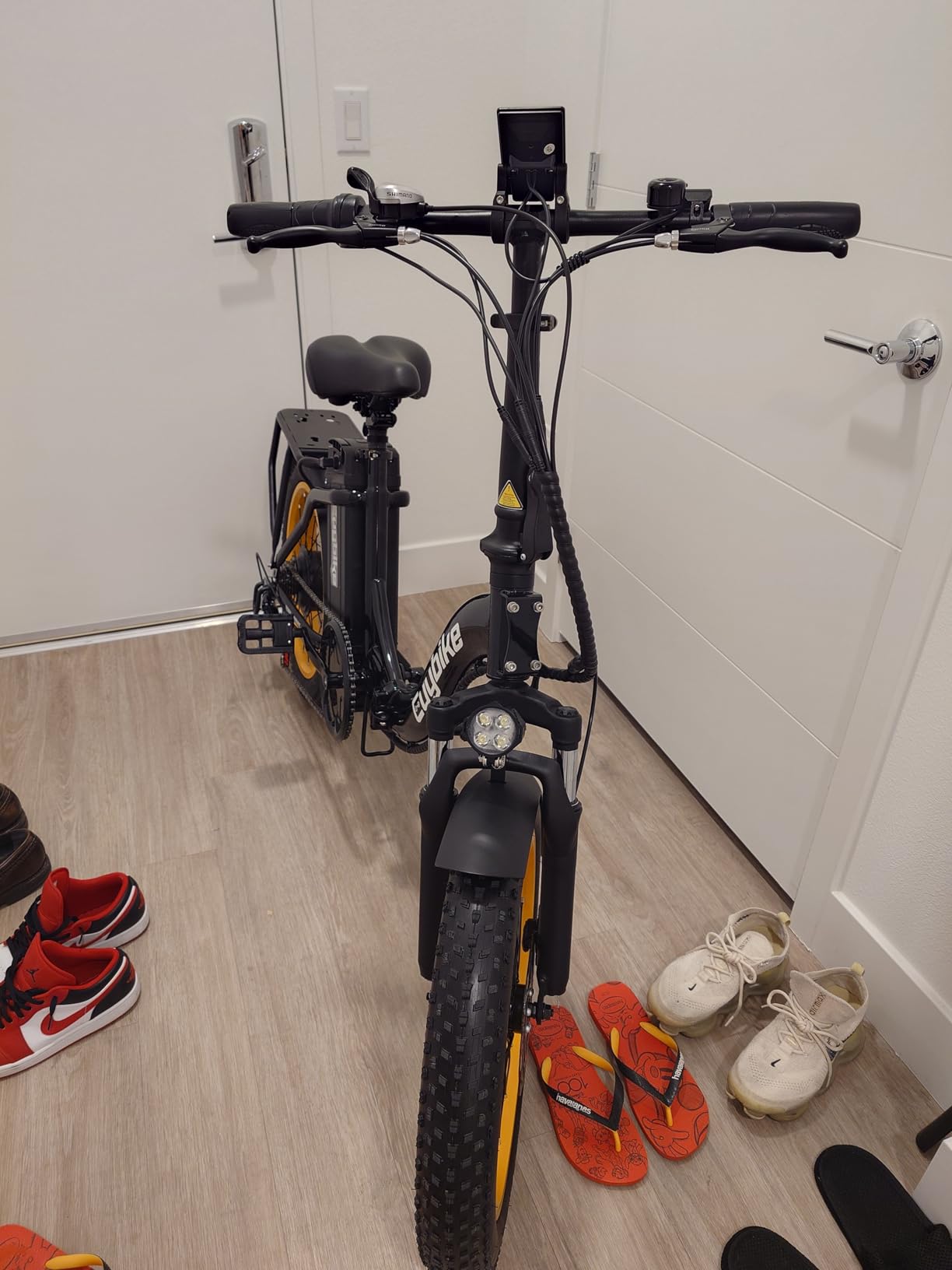 EUYBIKE Folding Electric Bike for Adults with Peak 1000W Motor, 48V 20AH Battery up to 80 Miles, 20