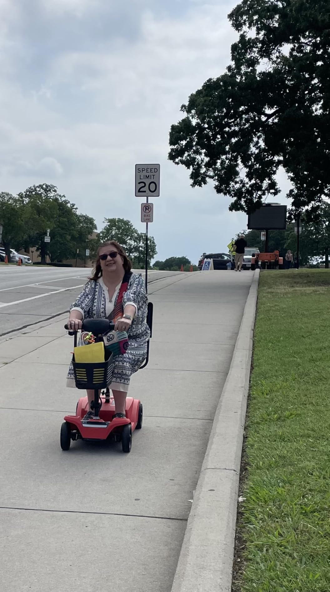 WAYCARE Mobility Scooter for Adults & Seniors, 300 lb 10-15 Mile Range Red | 4-Wheel Electric Mobility Scooter | 250W Motor | 300 lb Capacity | 10-15 Mile Range | 8-Inch Solid Tires | IPX4 customer photo 2