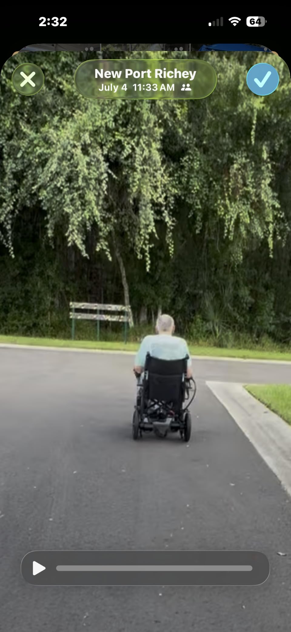 2026 New Upgrade Foldable Electric Wheelchairs for Adults, Seniors, 15 Miles Long Travel Range, Lightweight, Portable Motorized Wheelchairs, 300LBS Weight Capacity, FSA & HSA Eligible, All Terrain customer photo 2