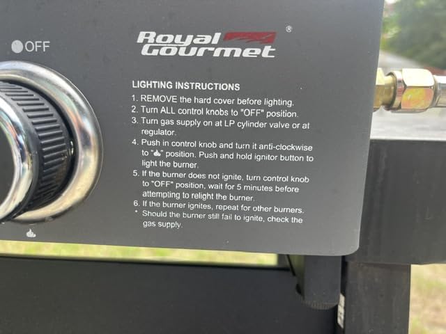 Royal Gourmet PD4001 4 Burner Propane Gas Griddle, Removable Standing Cart | Convertible to Tabletop Design, Black | Flat Top Grill with Hood for Camping, Tailgating, Backyard BBQ customer photo 2