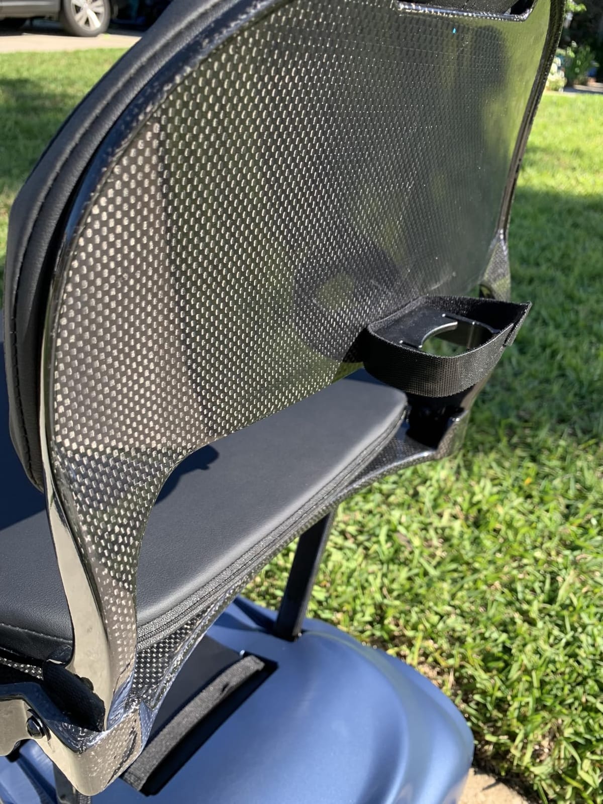 Ultralight 27.5 lbs Carbon Fiber Mobility Scooters for Adults & Seniors | Folding Electric Scooter - Blue - Airlines Approved All-Terrain Portable Scooter with Basket and Charger Included customer photo 2