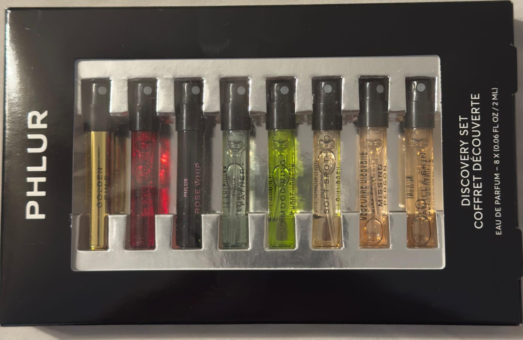 PHLUR Fragrance Discovery Set (2025) - 8pc Perfume Sample Set (2 mL Each) customer photo 1