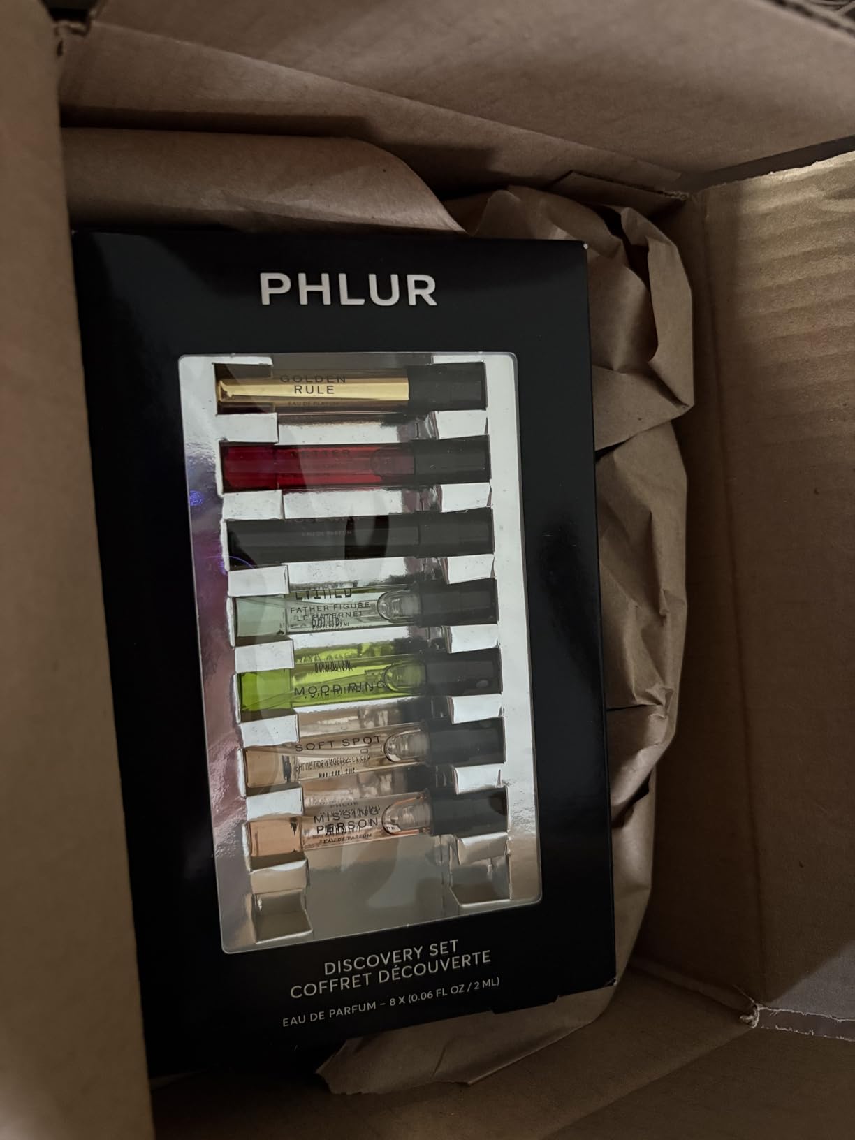 PHLUR Fragrance Discovery Set (2025) - 8pc Perfume Sample Set (2 mL Each) customer photo 2