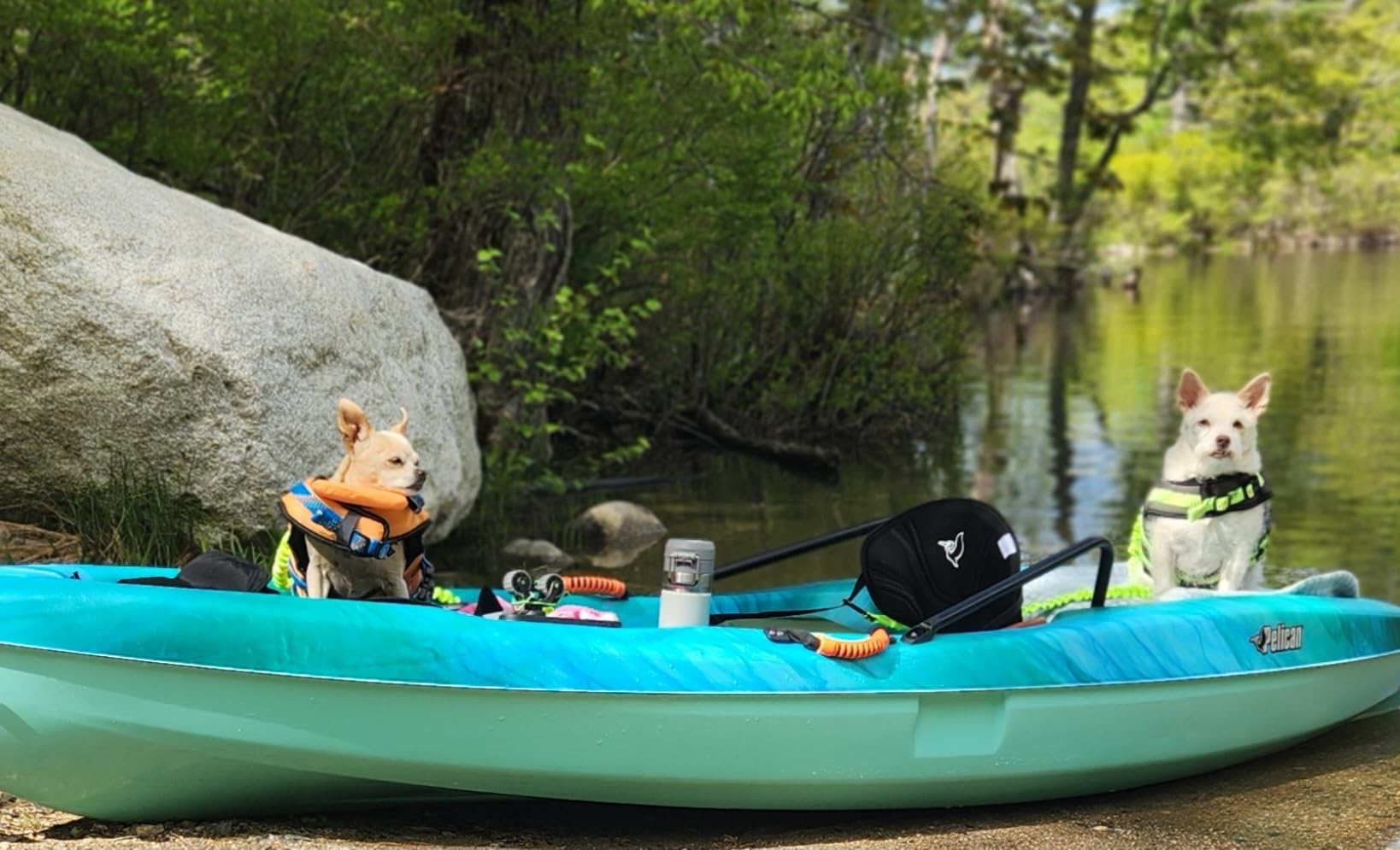 Pelican Seek 100X - Recreational Sit on top Kayak - Lightweight Smart Design - Adjustable Ergoform Seating System - 10 ft customer photo 1