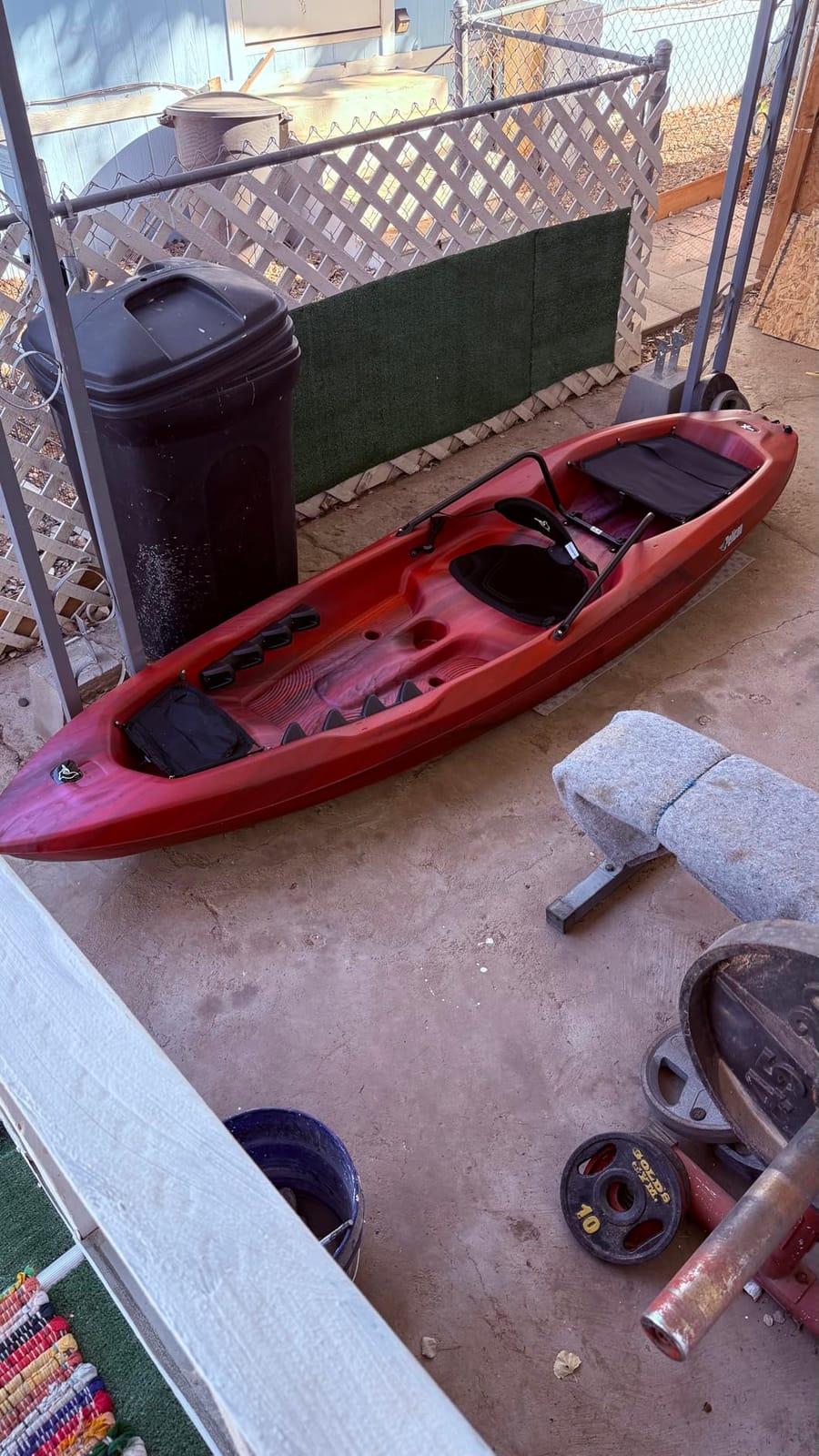 Pelican Seek 100X - Recreational Sit on top Kayak - Lightweight Smart Design - Adjustable Ergoform Seating System - 10 ft customer photo 2