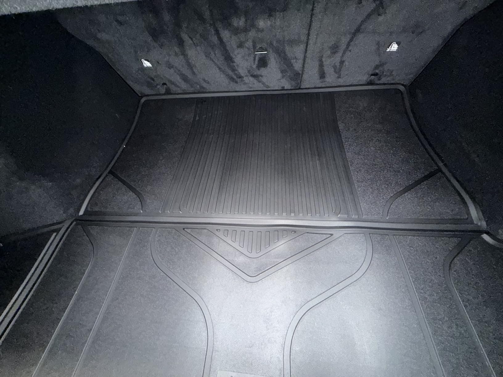 LASFIT Floor Mats for Tesla Model Y Juniper 5-Seat 2026 2025 | (Only Fit Premium & Performance) All Weather TPE Custom Fit Floor Liners, Full Set Car Mats with Backrest Mats & Trunk Mats customer photo 1