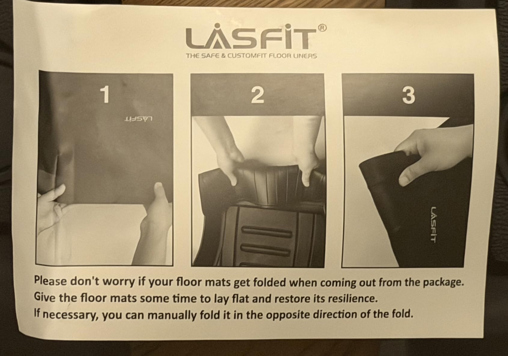 LASFIT Floor Mats for Tesla Model Y Juniper 5-Seat 2026 2025 | (Only Fit Premium & Performance) All Weather TPE Custom Fit Floor Liners, Full Set Car Mats with Backrest Mats & Trunk Mats customer photo 2