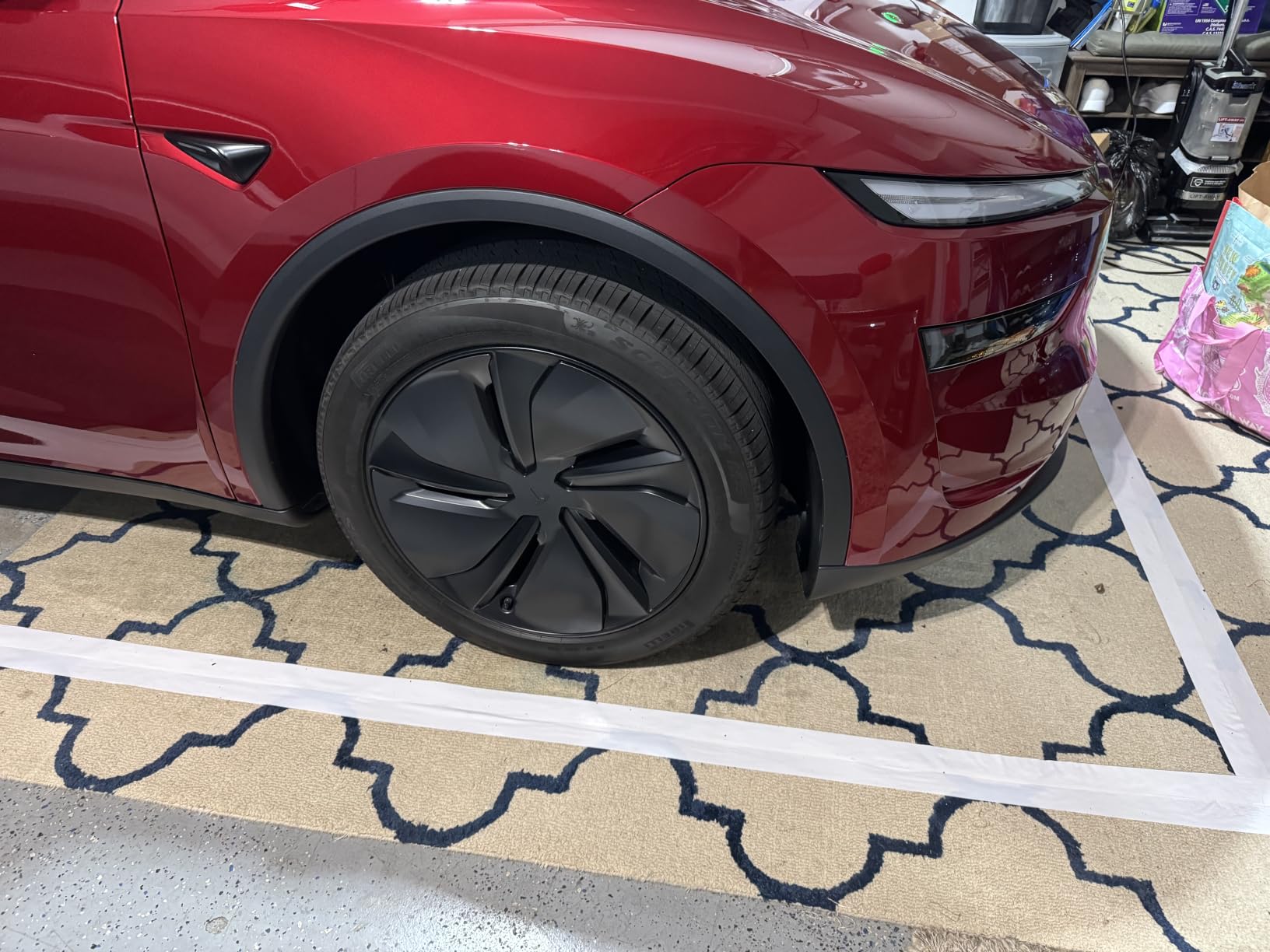 REEVAA Tesla Model Y Juniper 2025-2026 Mud Flaps Accessories, Set of 4 | All-Weather Paint Protection, OEM-Style Fit, No-Drill Installation customer photo 1