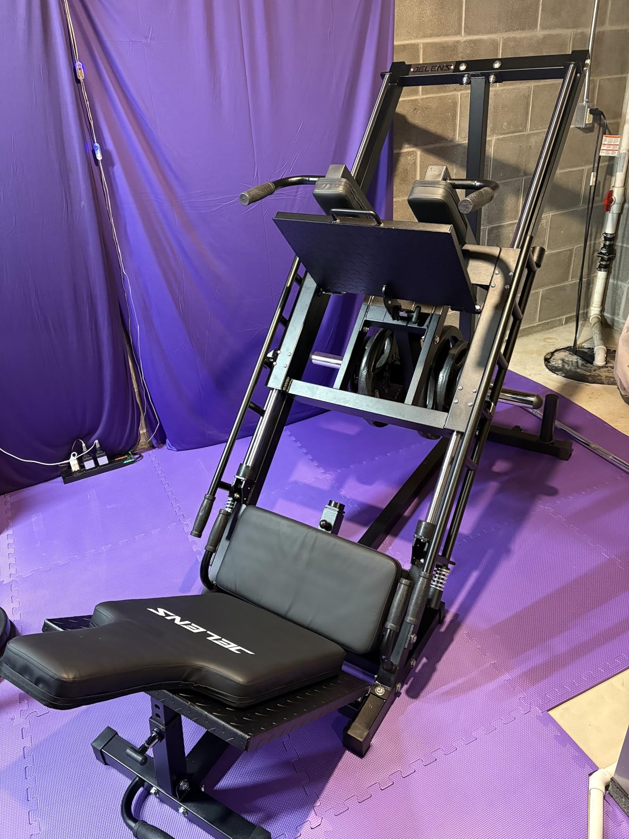 JELENS Leg Press Hack Squat Machine, Leg Machine for Home Gym with Linear Bearing, L11 Professional Adjustable Leg Exercise Machine, Lower Body Workout customer photo 1
