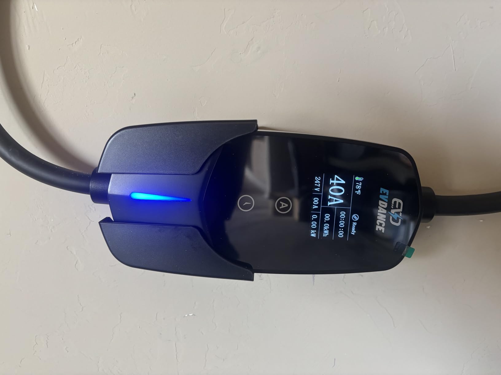 EVDANCE Level 2 EV Charger for Tesla, 40A / 9.6kW Fast Home EV Charging Station with NEMA 14-50 Plug, 25FT Cable, Adjustable Current & Delay Timer, Compatible with All Tesla Model 3/Y/S/X (NACS Plug) customer photo 2