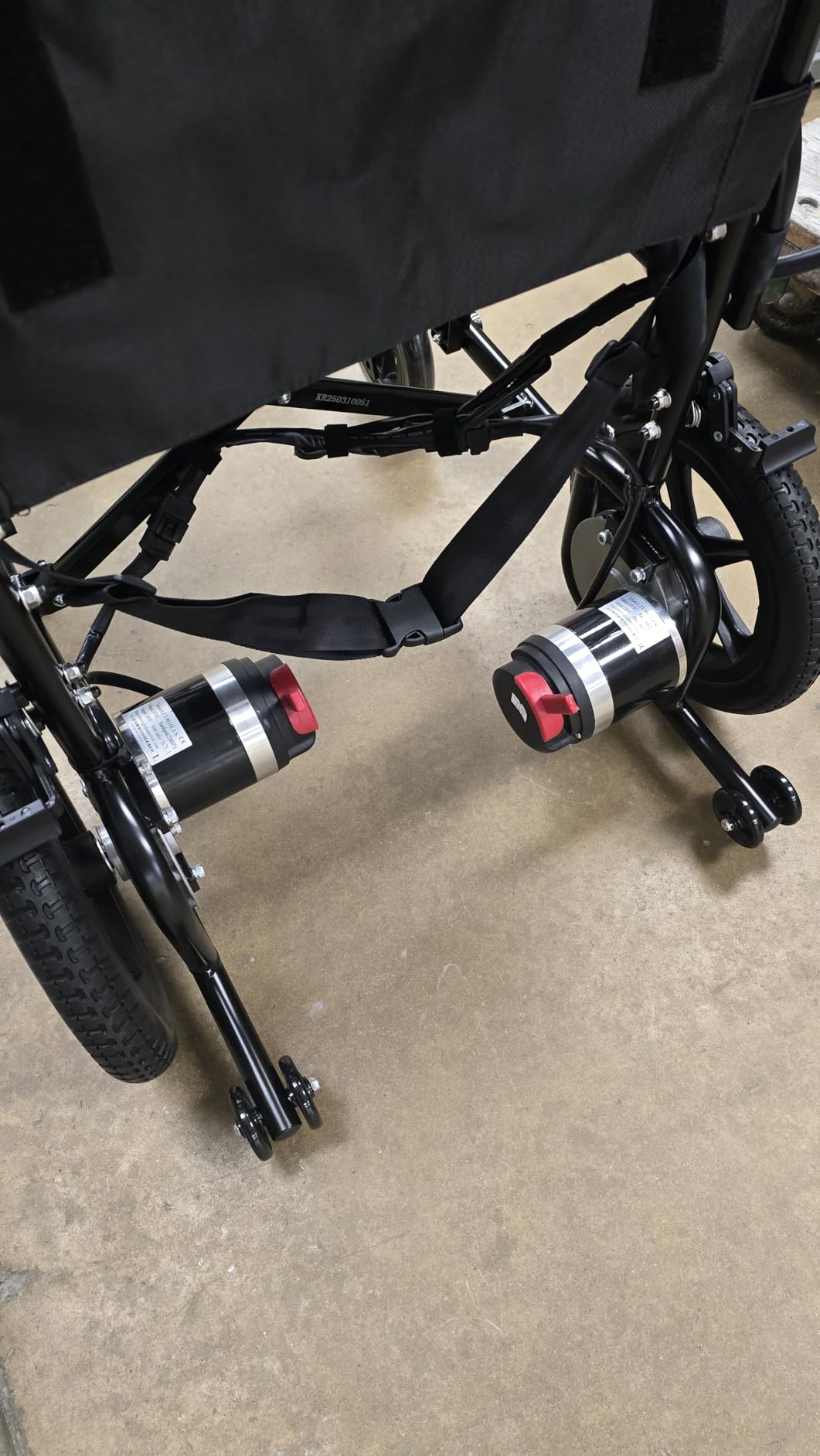 Vive Lightweight Electric Wheelchair for Adults - Foldable Power Wheel Chair - Collapsible, Folding, Ultralight, Motorized, Light Weight Travel Senior Carbon Fiber Mobility Aid - Weighs 39 lbs customer photo 1