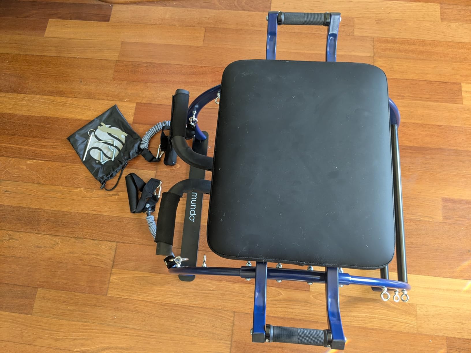 Moxxi Pilates Chair by Mundo, Exercise Chair with Resistance Bands, Workout Equipment for Home Gym, Up to 250 lb Weight Capacity customer photo 1