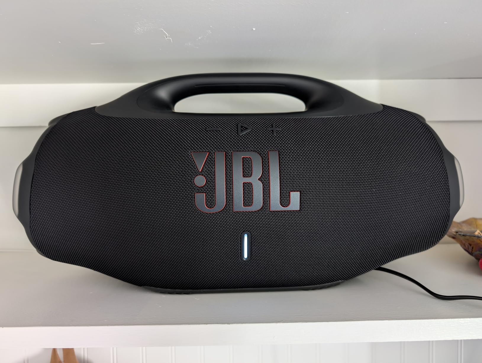 JBL Boombox 4 Portable Bluetooth Speaker, Waterproof, Deep Bass - Black | Up To 34 Hours Playtime, IP68 Dustproof, AI Sound Boost For Louder Clearer Audio, Ideal For Beach, Pool, Boat And Outdoor Par customer photo 2