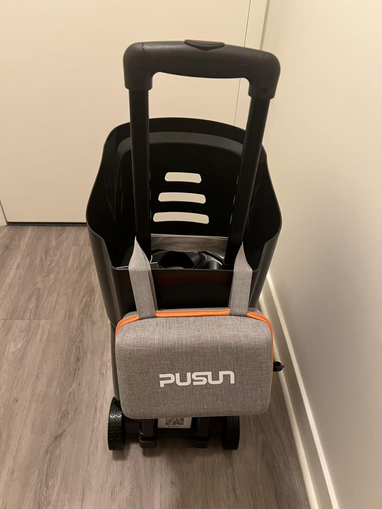 PUSUN PT-Smart Tennis Ball Machine: App Control with 12 Built-in Training Modes,6-Level Spin,28-Pt,75 MPH,32.6 lbs,100+ Ball,5H Battery, Portable, for Tennis/Padel,Training, Practice,Beginners to Pros customer photo 2