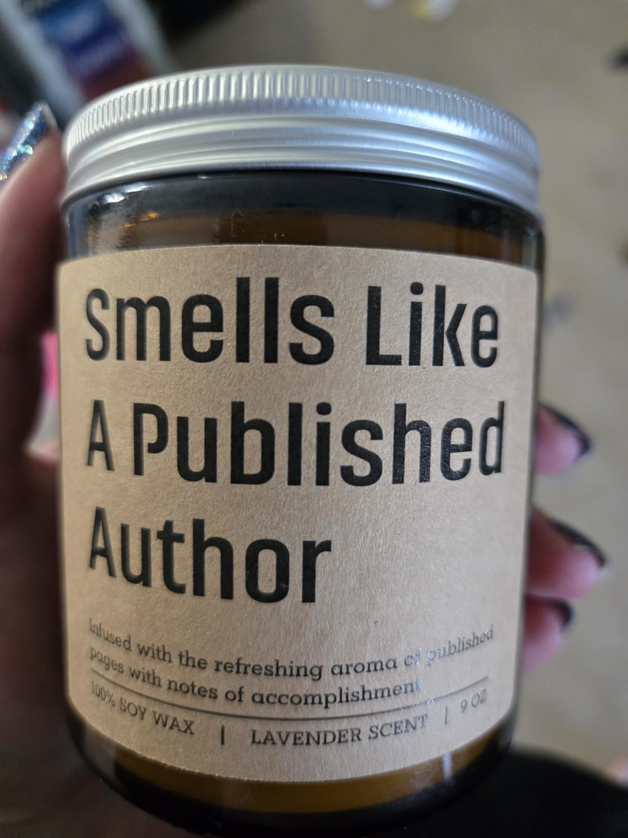 LEADO Published Author Candle, Gifts for Writers, Congrats New Author Gifts | Gifts for Writers Women, Men, Christmas, Poetry, Literary, Writing Gifts for Book Writer, Novelist, Poets, First Time Authors customer photo 1