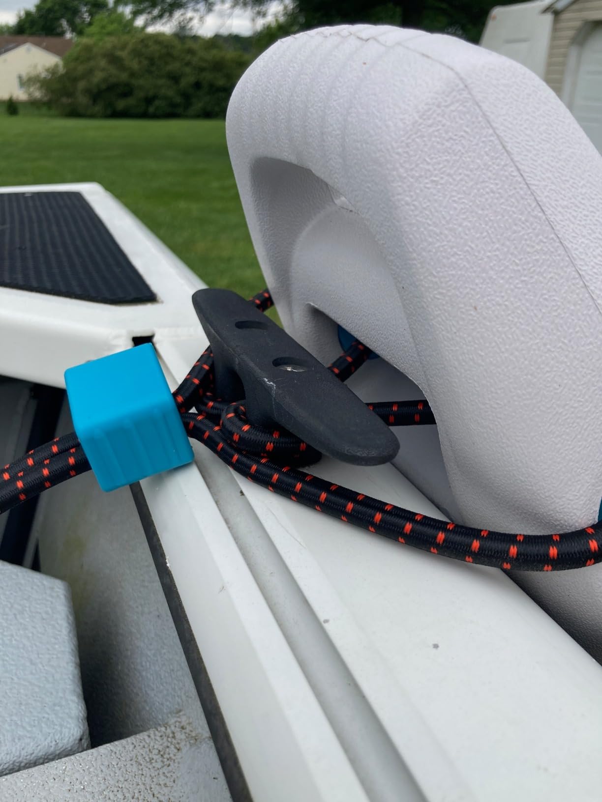 AWEMUFA Boat Fenders Easy to Install Bumper for Docking Ideal Fender for Pontoon, Bass, Jet Ski and Fishing Boats customer photo 1