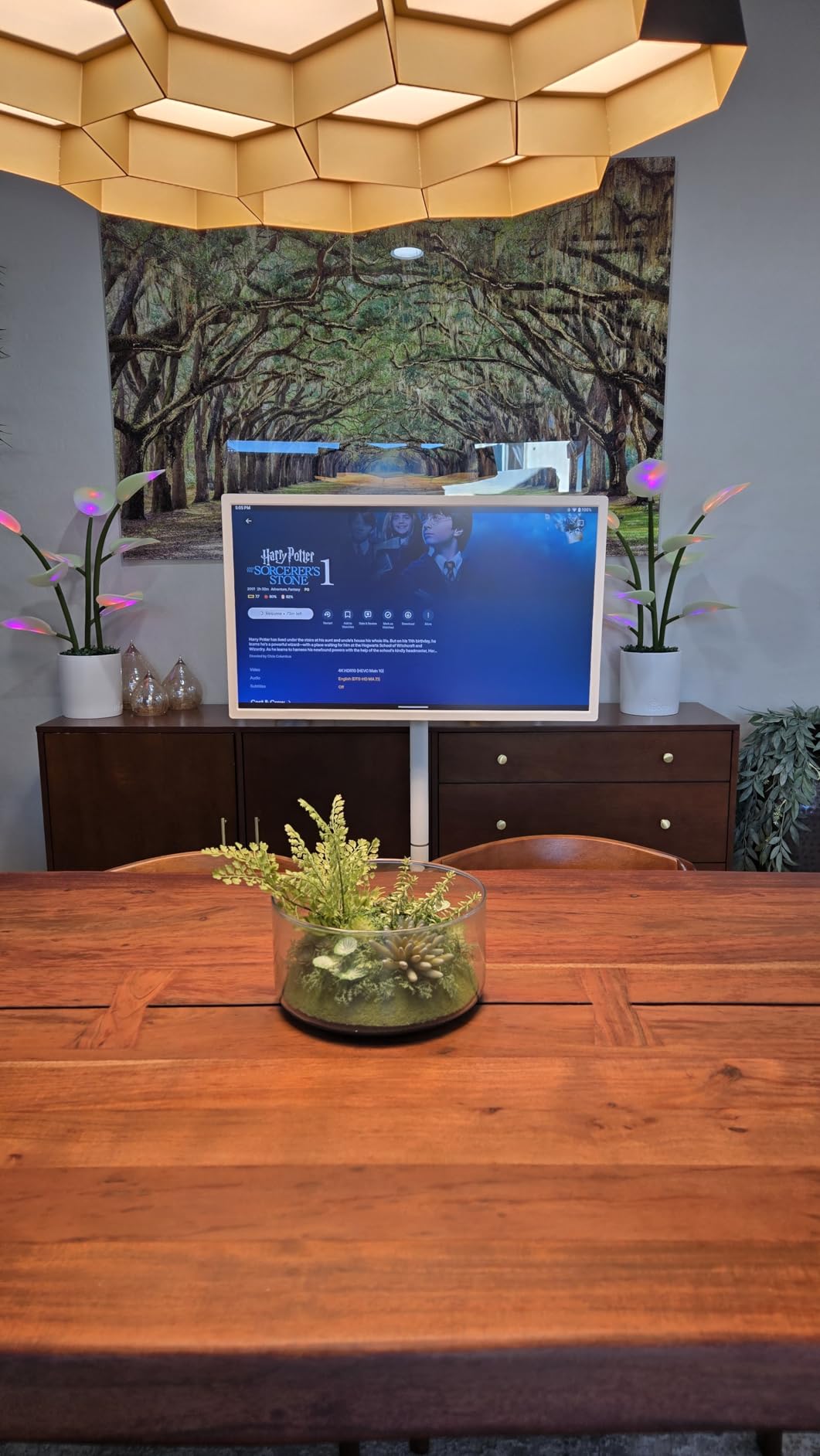 ApoloSign 32 Inch 4K UHD Smart Portable TV on Wheels, Android 16 EDLA Certified, 256GB Storage, Built-in 15000mAh Battery, Voice Remote, Touch Screen TV with Rolling Stand for Home, Office - Gen2 customer photo 1
