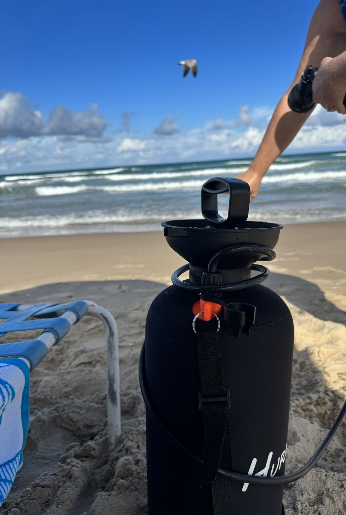 8L/2.1-Gal Portable Shower for Beach & Camping, 10 Spray Patterns customer photo 2