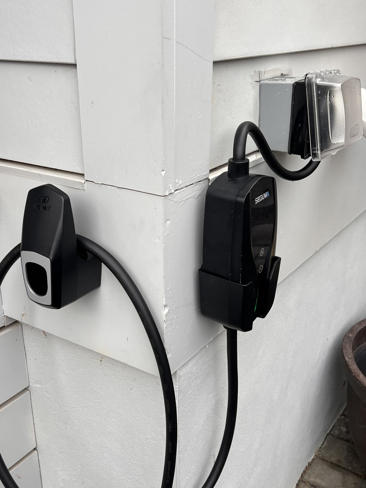 SEGUMA Level 2 EV Charger for Tesla, 40A/9.6kW NACS Charger with NEMA 14-50, 240V Fast EV Charging Station, 25FT Cable, Adjustable Current & Delay Start Timer, for Tesla Model Y/3/S/X (NACS Connector) customer photo 1