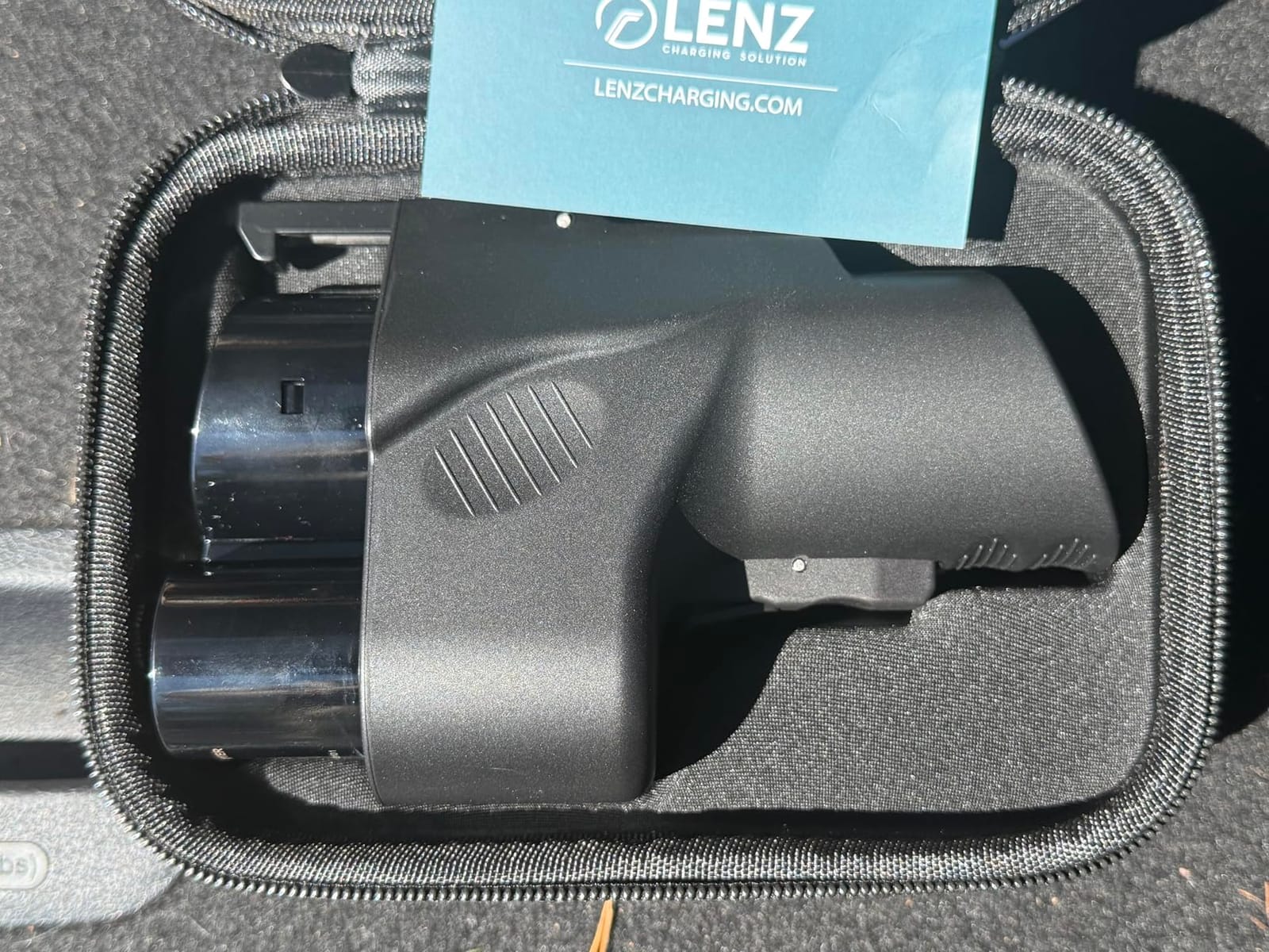 LENZ NACS to CCS1 Adapter, Access Tesla Superchargers, 500A, UL 2252 customer photo 2