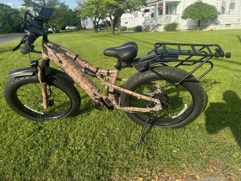 PUCKIPUPPY Electric Bike for Adults 1350W Max, 28 MPH, 48V 20AH Battery Ebike, 26