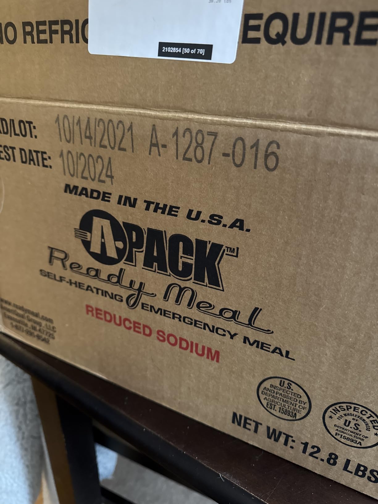 2026 Inspection MRE, U.S. MRE Meals, Emergency Supplies, Emergency Food Supply, Survival Food w/Flameless Heater, Ready Meals (Variety Pack of 24) - (A & B Case Fresh Stock) MREs have 10 Year Shelf Life From Inspection Date customer photo 1
