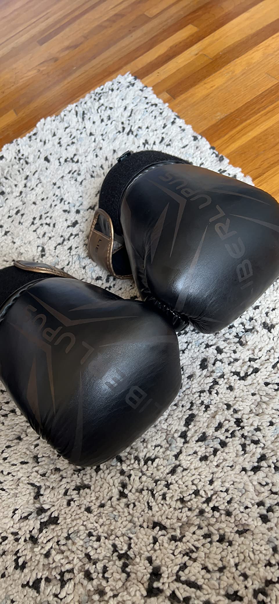 LIBERLUPUS MMA Gloves for Men - Punching Bag Gloves for Men, Open Palm Training Gloves for MMA Sparring, Kickboxing, Muay Thai, Youth Self-Defense, Durable Synthetic Leather with Wrist Support customer photo 2