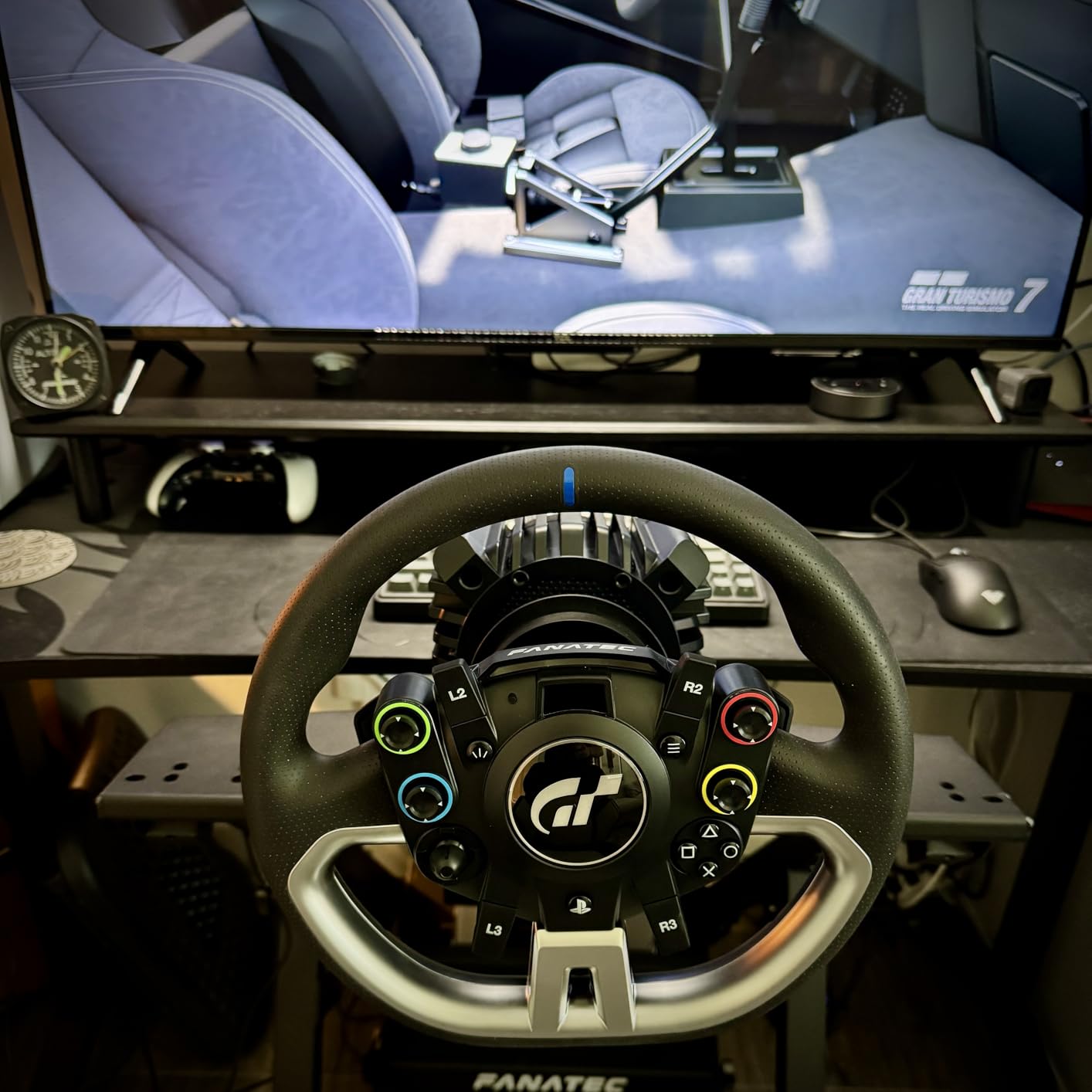 Fanatec Officially Licensed Gran Turismo DD Pro PlayStation Sim Racing Steering Wheel, Base and Pedals customer photo 2