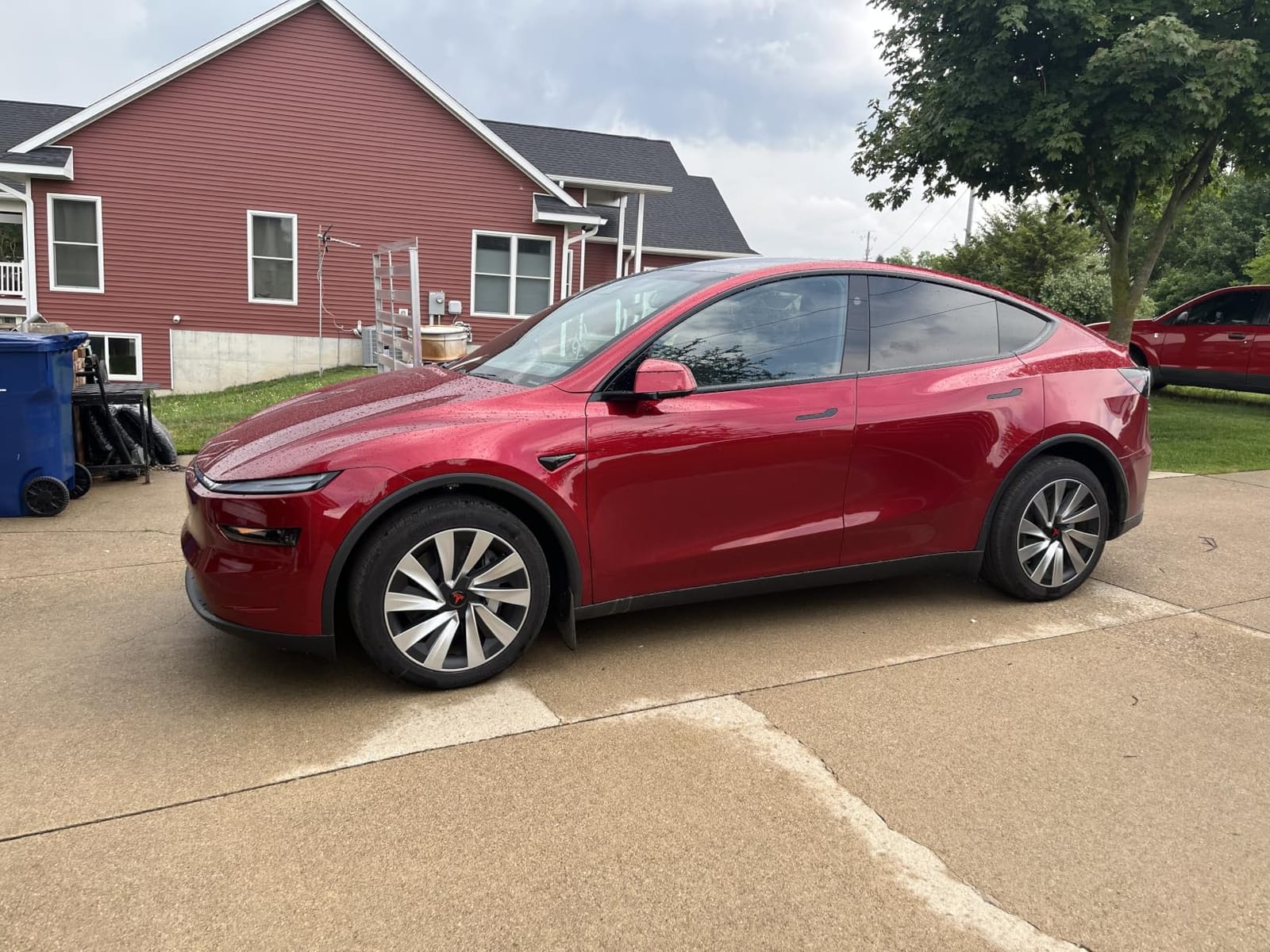 4Pcs Wheel Covers for Tesla Model Y Juniper 19 Inch Juniper Wheel Hubcaps Spiral Style Aero Wheel Protector Juniper Accessories Black&Silver customer photo 2
