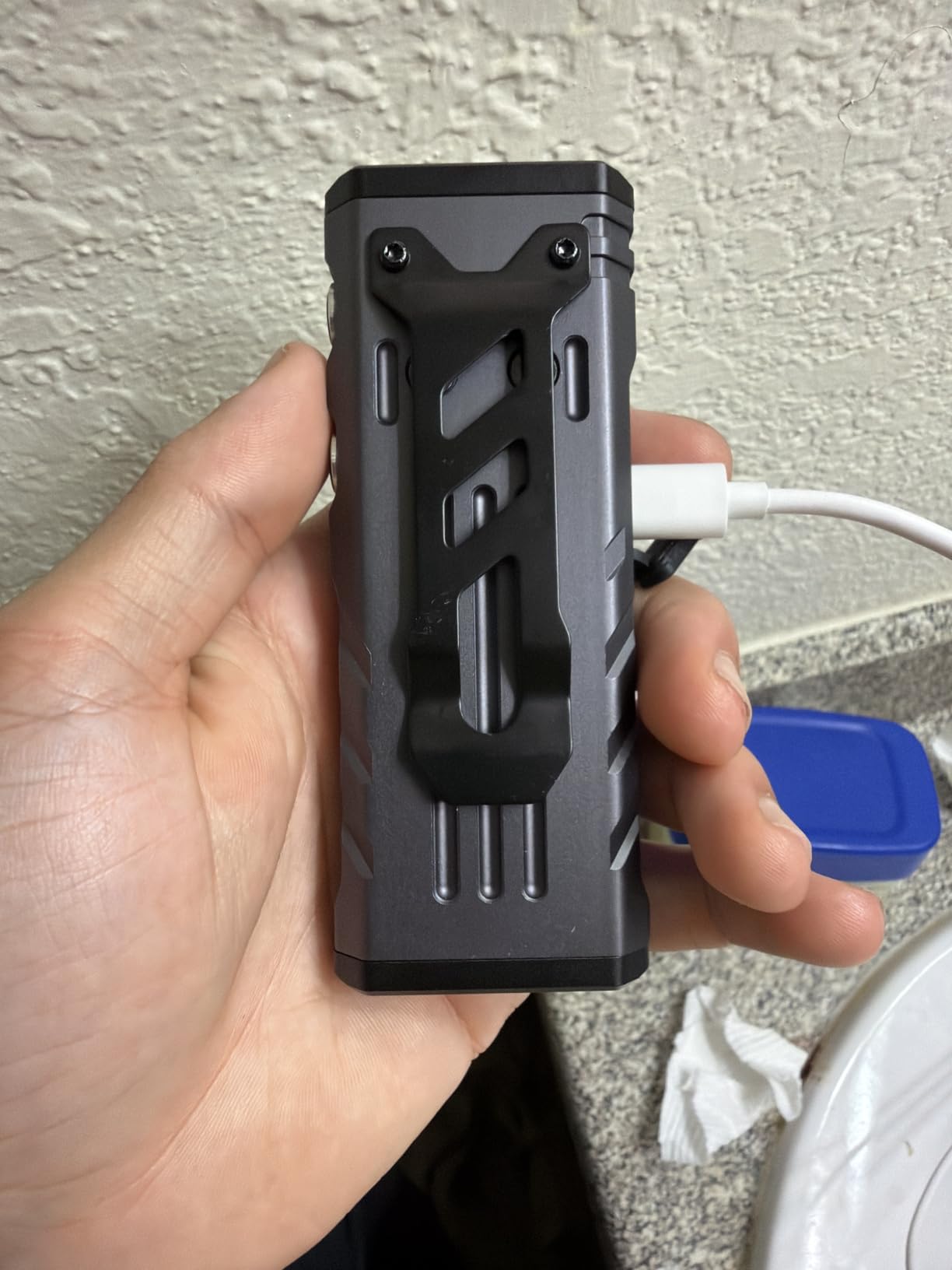 ZF8313 Rechargeable Flashlight, Magnetic EDC Flashlight Rechargeable, 2000 Lumens LED Flashlight with RGB and UV Lighting Source for Outdoor, Car Repairing,Fathers Day Dad Gifts customer photo 1